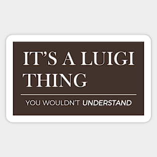 free-luigi Sticker